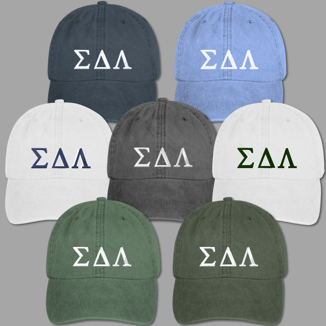 Greek Letter Baseball Cap