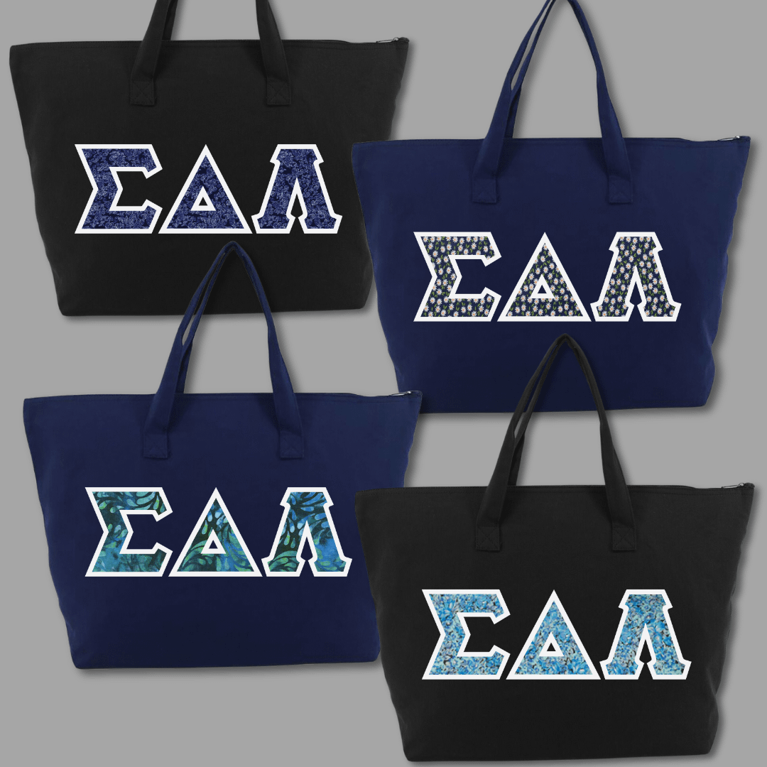 Custom Letter Tote